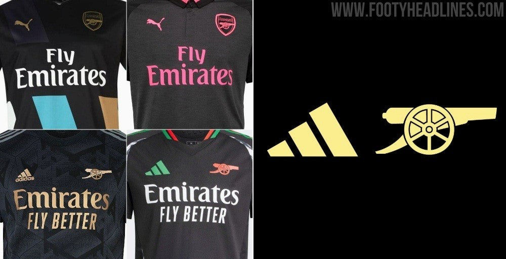 Fuite : le troisième maillot d'Arsenal 2027-2028 sera noir