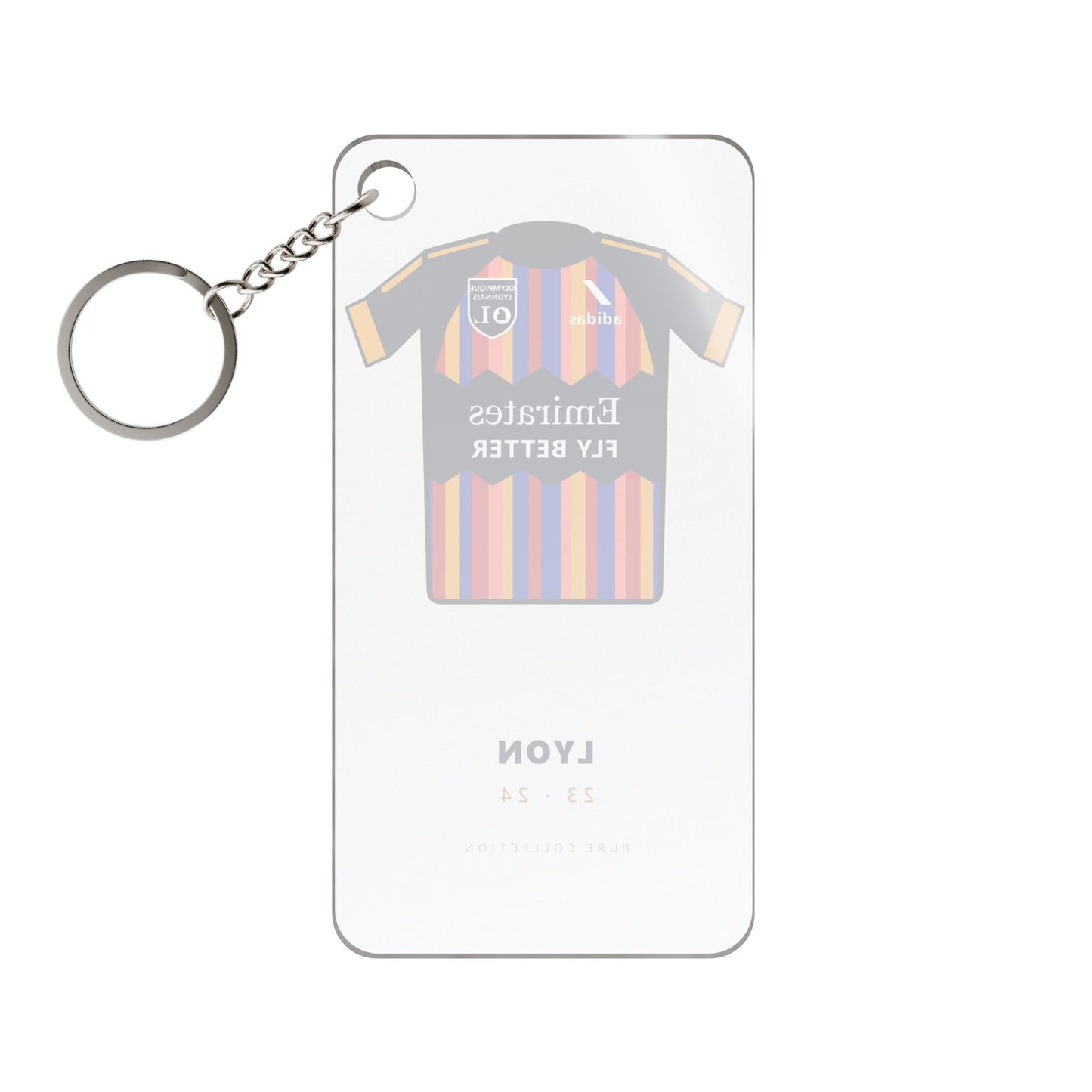 Porte-clés Lyon 23-24 Third — Maillot acrylique · Pure Collection