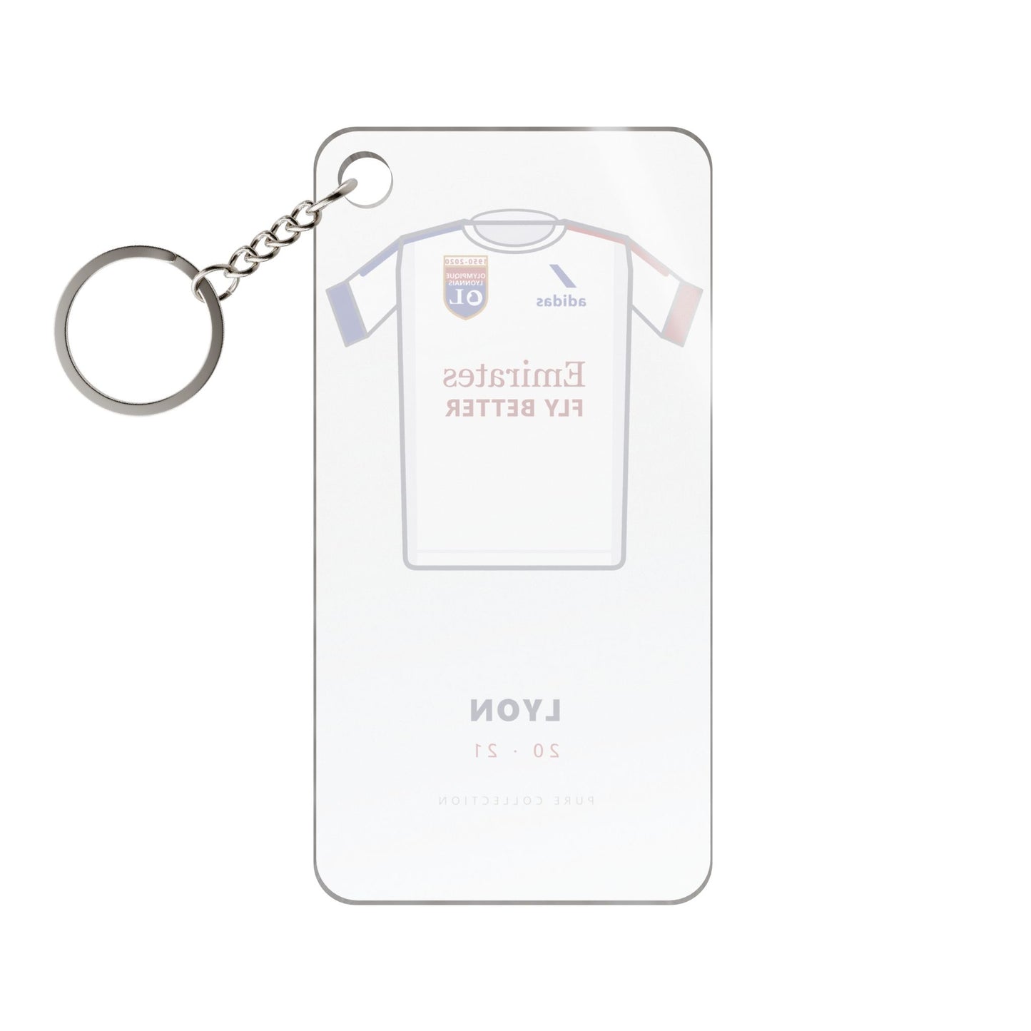 Porte-clés Lyon 20-21 — Maillot acrylique · Pure Collection
