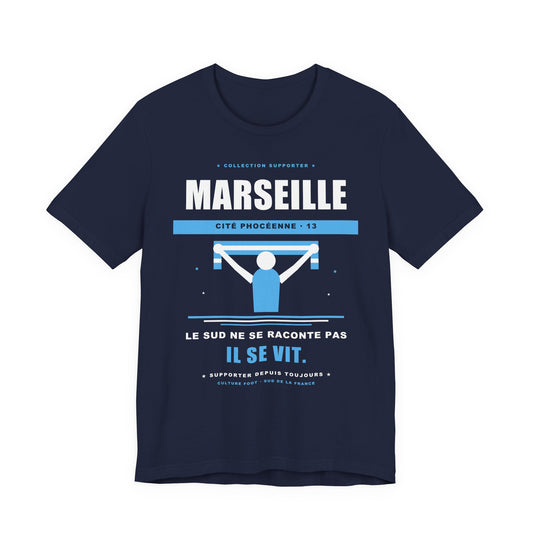 T-shirt Supporter Marseille — Cité Phocéenne
