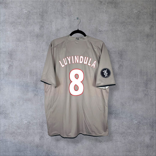 Maillot PSG 2008-2009 Extérieur - Luyindula N°8 (XL)