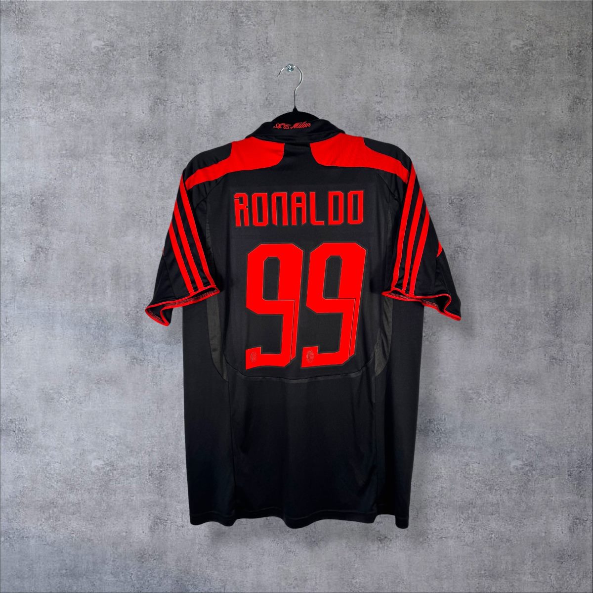  ACミラン RONALDO 99 ユニフォーム L AC Milan 2007-2008 Third Shirt Ronaldo 99 (L) – Pure Football Shirts