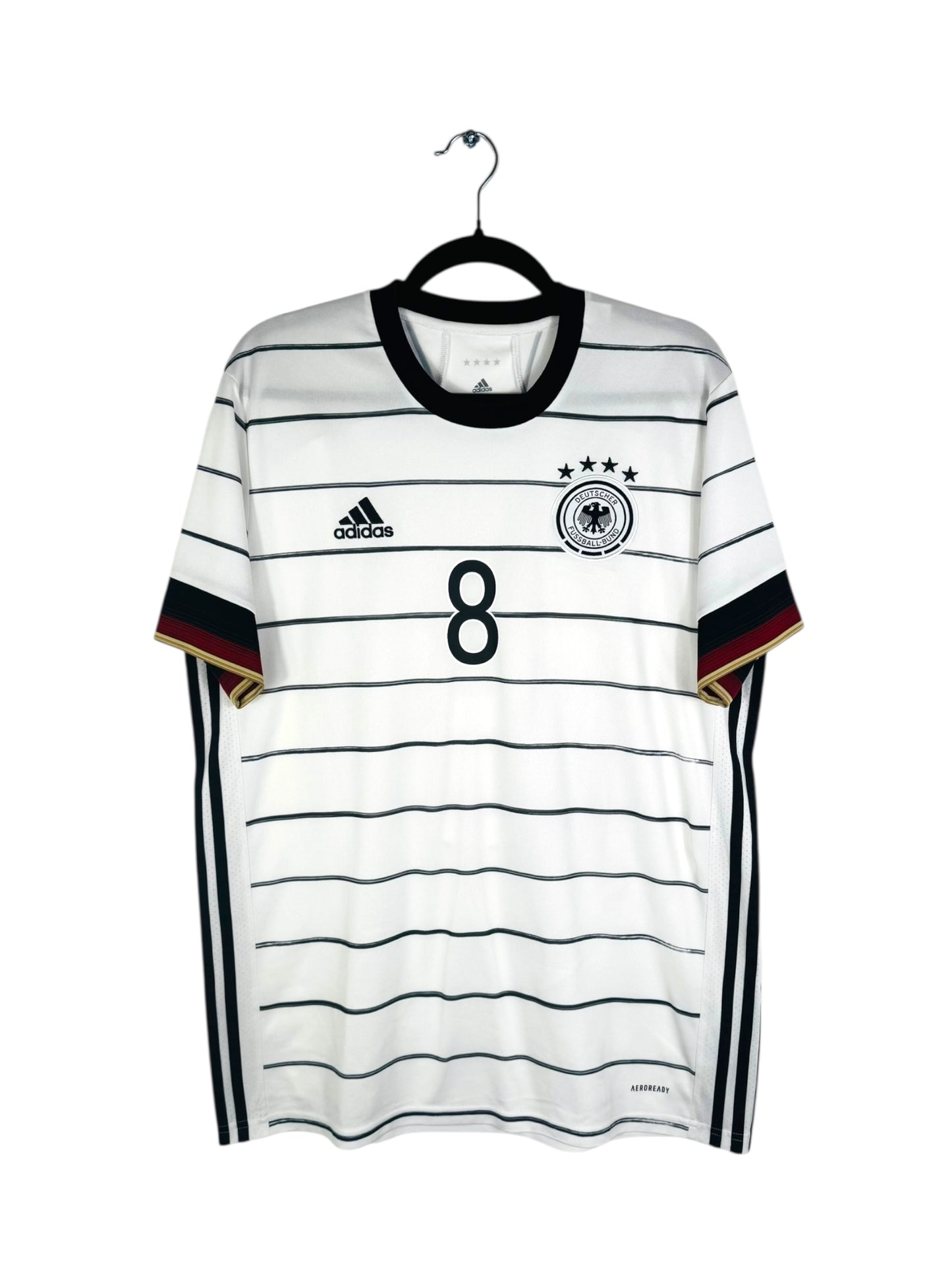 Maillot Allemagne 2020-2021 domicile Adidas Kroos 8 taille L vue avant