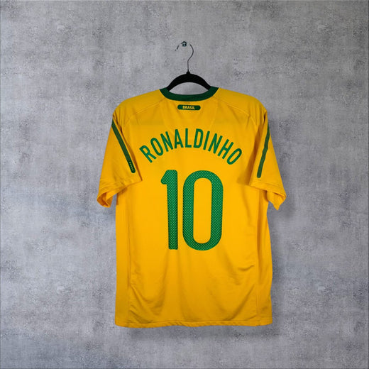 Maillot Brésil 2010 Domicile - Ronaldinho N°10 (M)