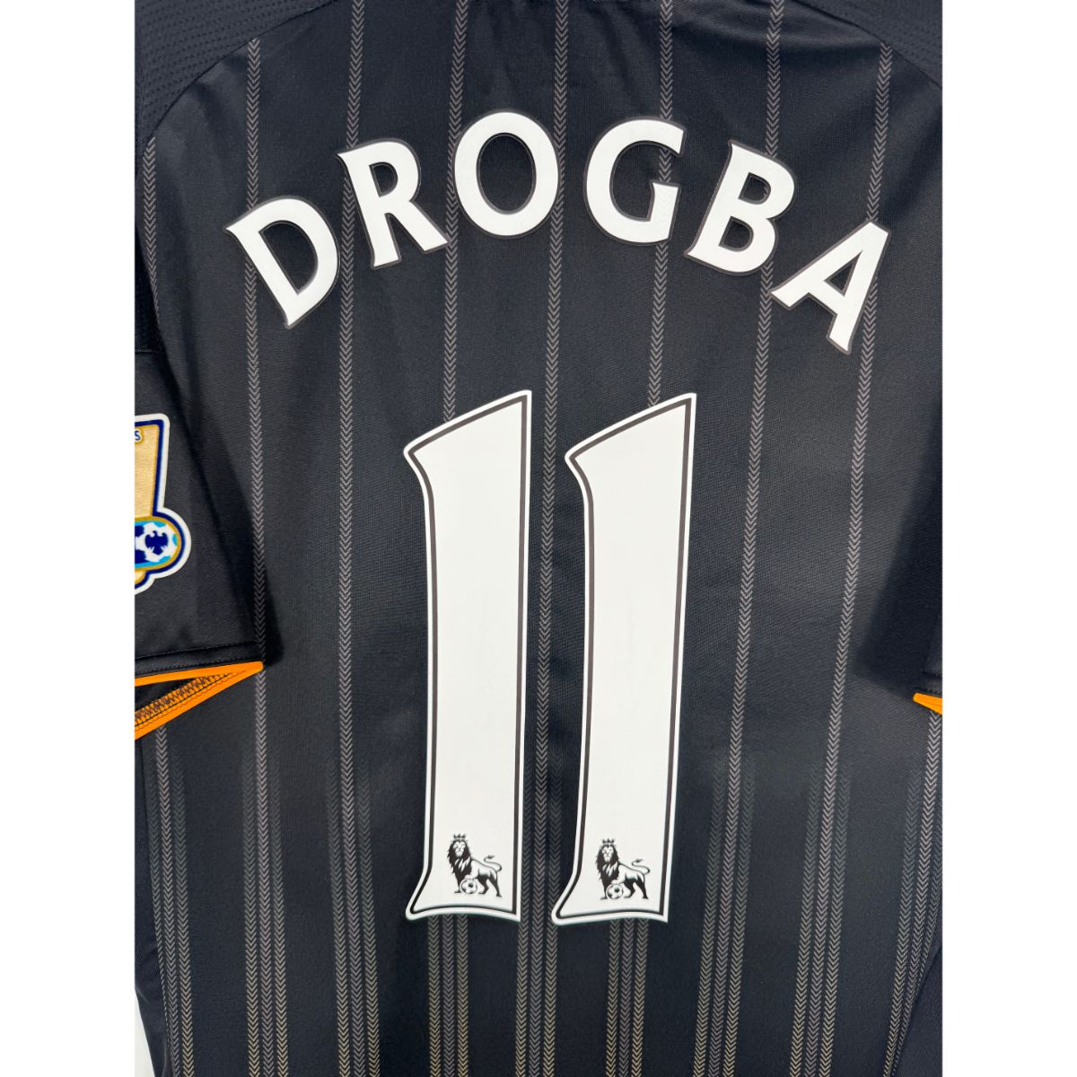 Détail du flocage de Didier Drogba