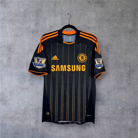Maillot authentique Chelsea 2010-2011 Extérieur Adidas vue de face