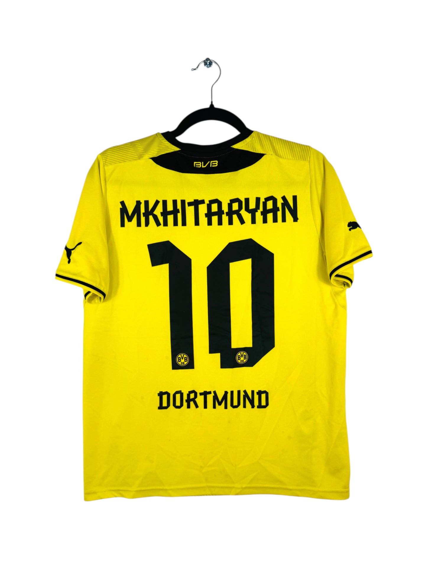 Maillot Borussia Dortmund 2013-2014 Domicile Mkhitaryan 10 - Vue arrière