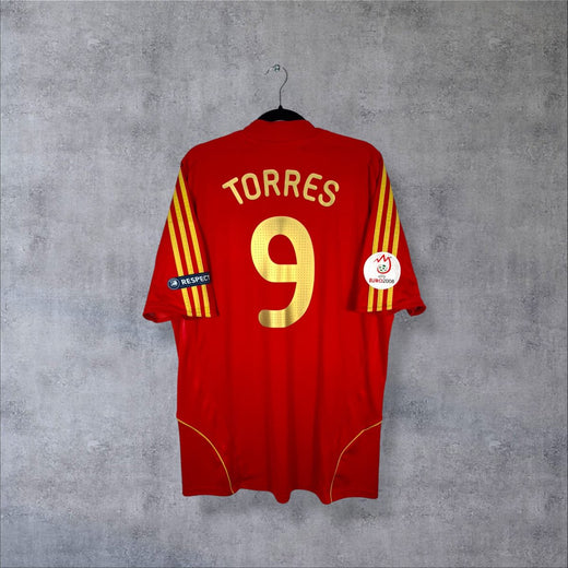 Maillot Espagne 2008 Domicile - Torres N°9 (XL)