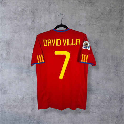 Maillot Espagne 2010 Domicile - David Villa N°7 (S)