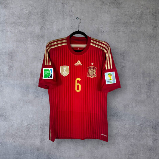 Maillot authentique Espagne 2014-2015 Domicile Adidas vue de face