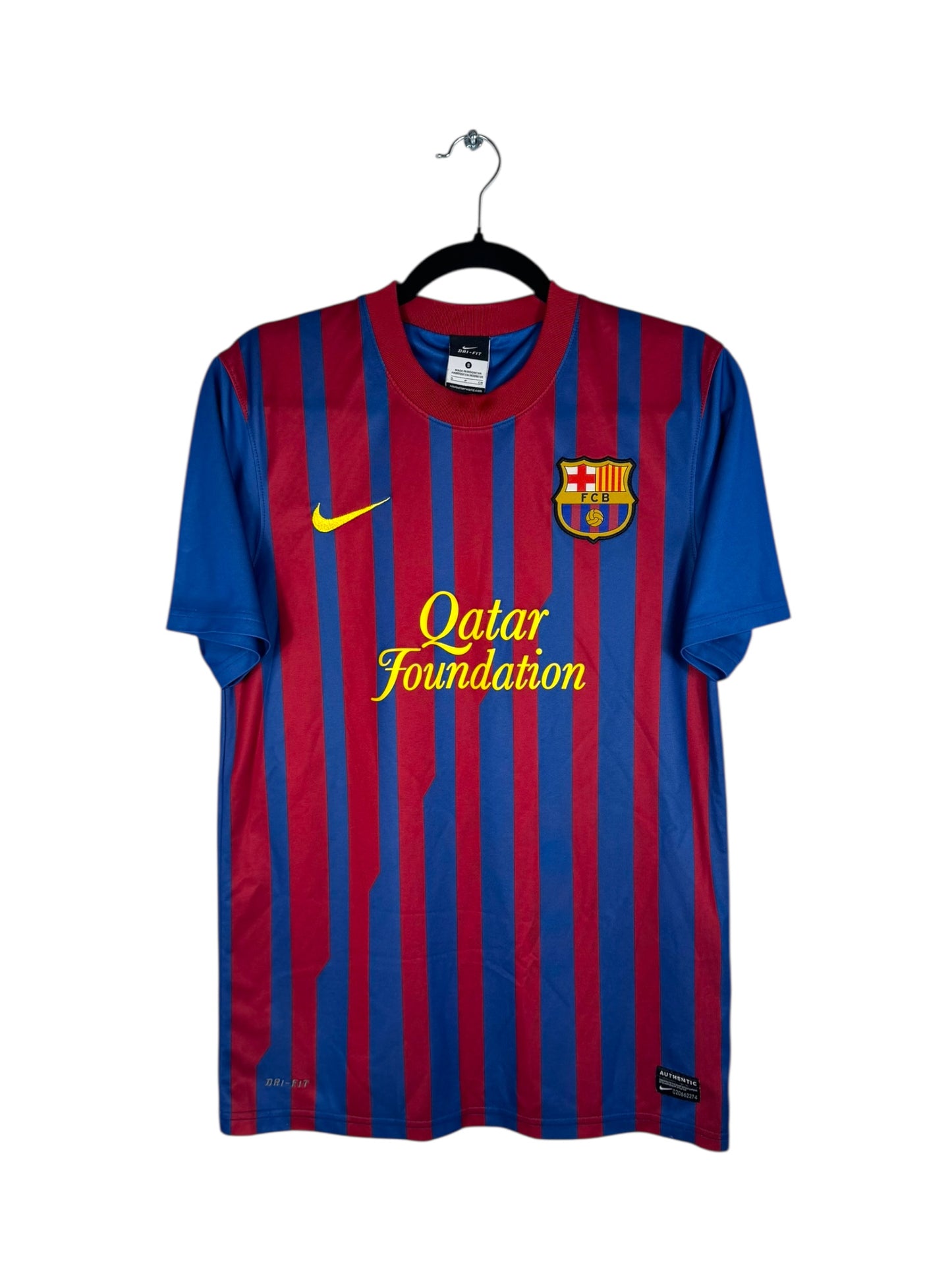 Maillot FC Barcelone 2011-2012 Domicile Nike Iniesta 8 taille S