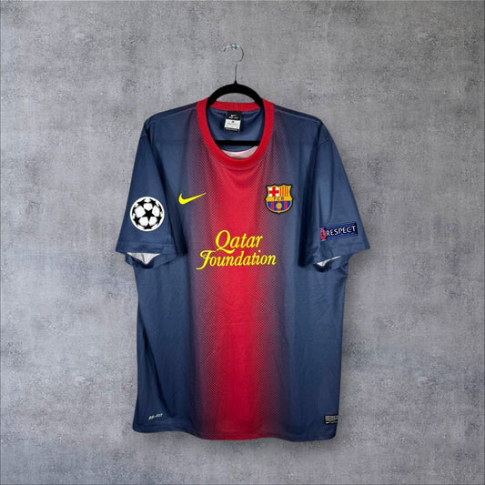 Maillot authentique FC Barcelone 2012-2013 Domicile Nike vue de face