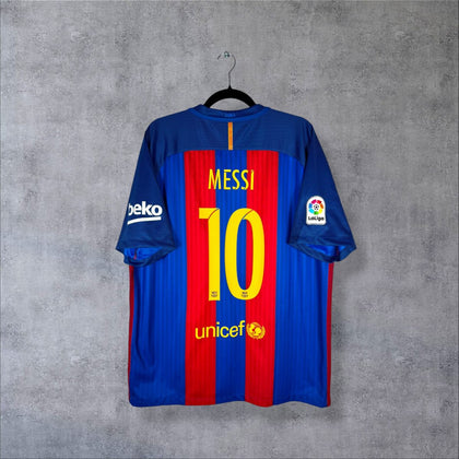 FC Barcelona 2016-2017 Home Shirt - Messi No.10 (XL)