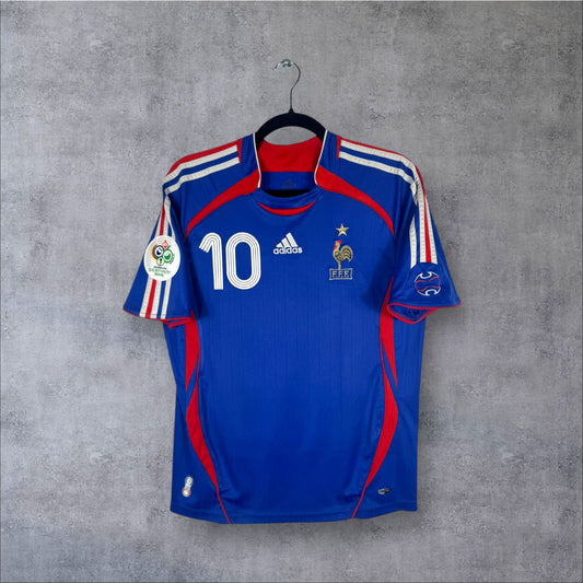 Maillot authentique Équipe de France 2006 Domicile Adidas vue de face