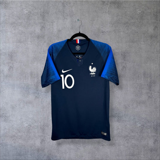 Maillot authentique Équipe de France 2018 Domicile 1 étoile Nike vue de face