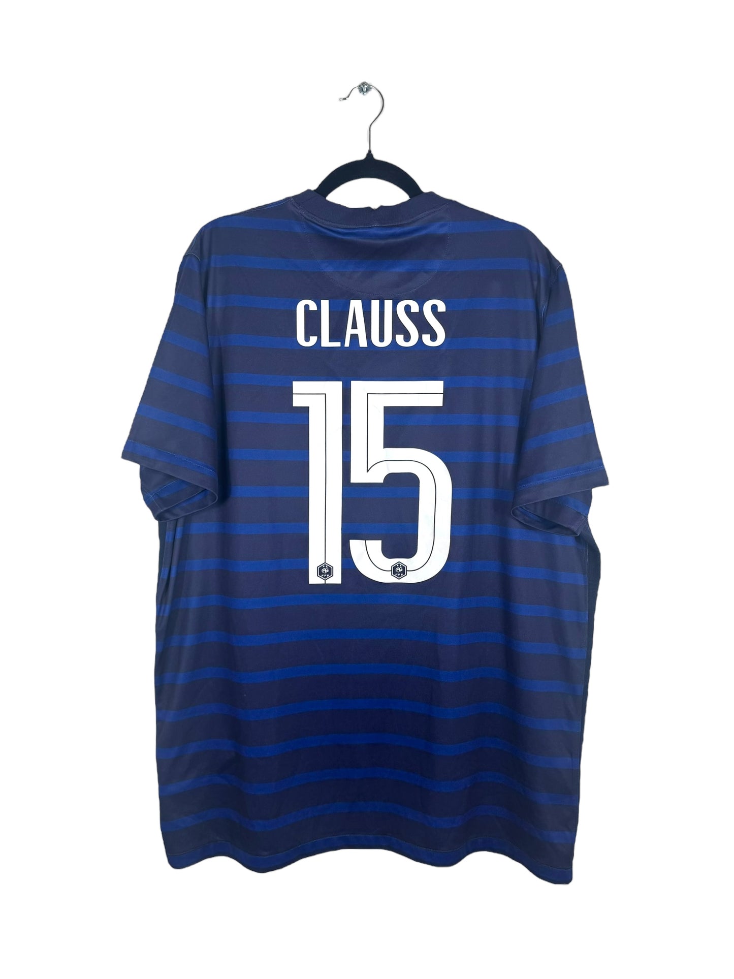 Maillot France 2020-2021 Domicile Clauss N°15 - Vue arrière