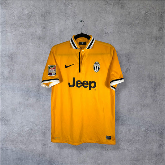 Maillot authentique Juventus 2013-2014 Extérieur Nike vue de face