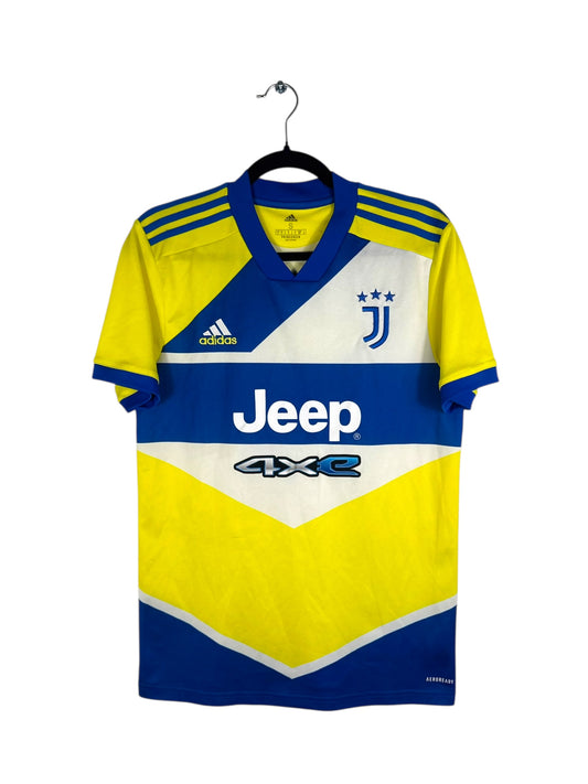 Maillot Juventus 2021-2022 third Cristiano Ronaldo Adidas vue avant logo et sponsor