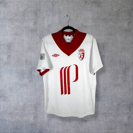 Maillot Lille LOSC 2012-2013 extérieur blanc vu de face