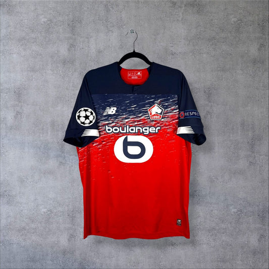 Maillot Lille LOSC 2019-2020 Domicile - face sponsor Boulanger