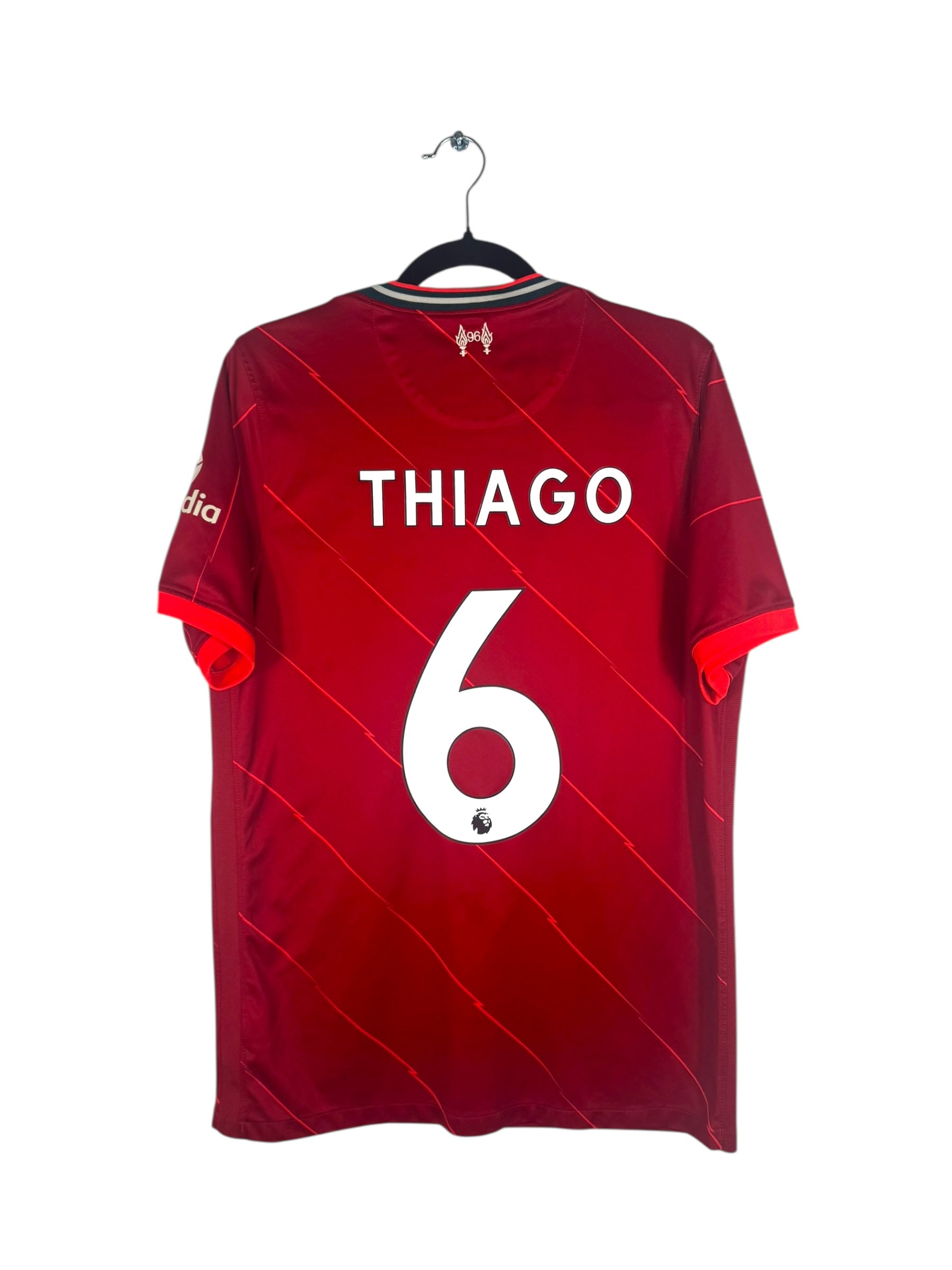 Liverpool 2021-2022 Home Shirt – Thiago No. 6 (L) – Pure Football