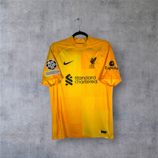 Maillot authentique Liverpool 2021-2022 Gardien Nike vue de face