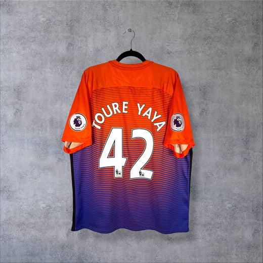 Manchester City 2016-2017 Third Shirt - Yaya Touré N°42 (XXL)