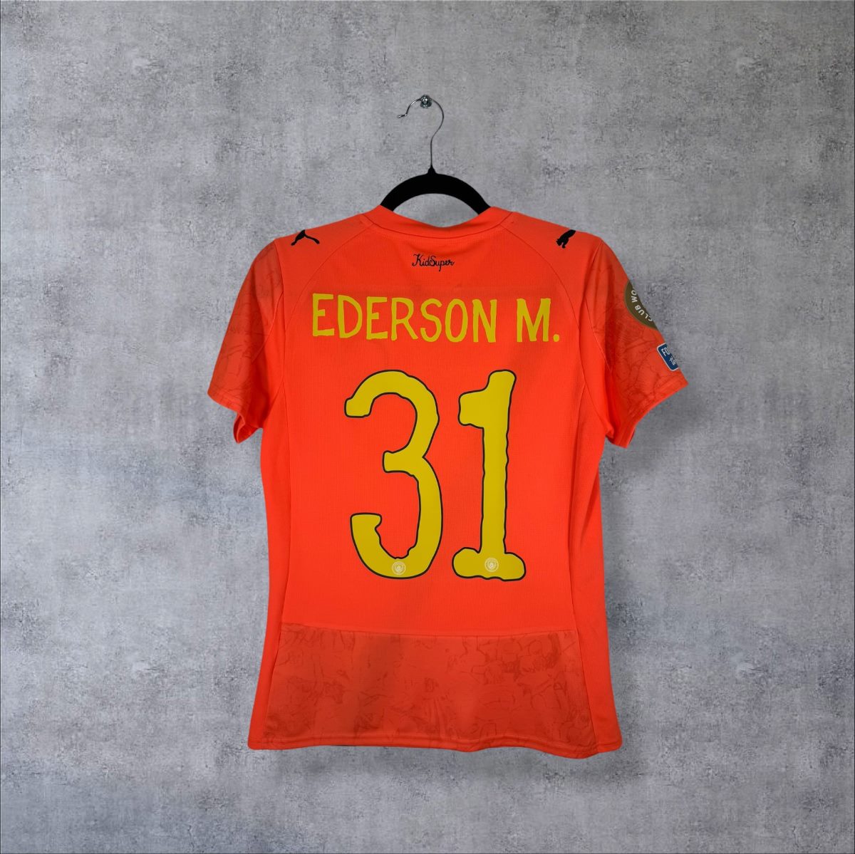 Man City KidSuper Goalkeeper Shirt Ederson 31 (XS) – Pure Football