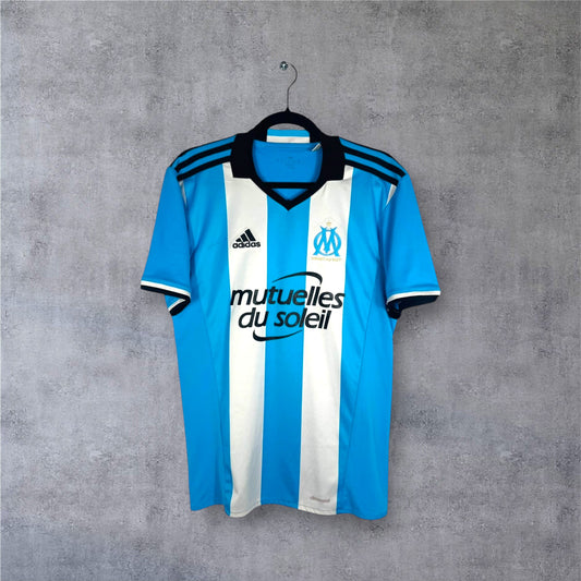 Maillot OM 2016-2017 third Adidas vue avant logo club et sponsor