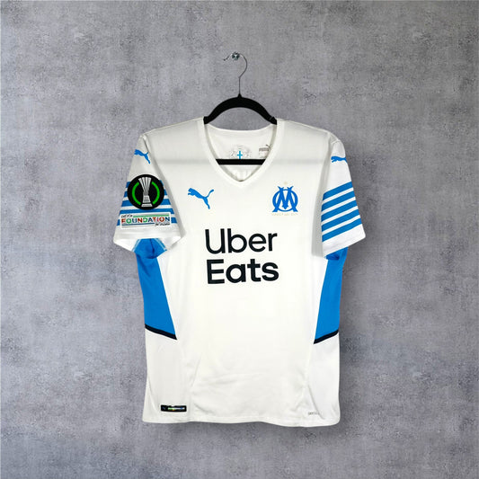 Maillot authentique OM 2021-2022 Domicile Player Version Puma vue de face