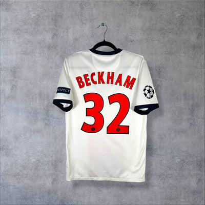 Maillot PSG 2013-2014 Extérieur Blanc - Beckham N°32 (S)