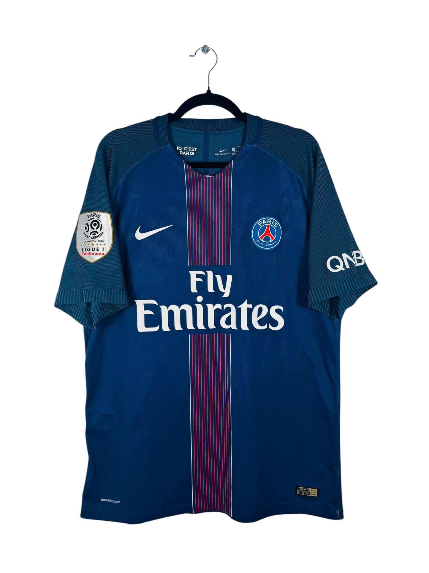 Maillot PSG 2016-2017 Domicile Pro - Ibrahimović N°10 - Vue avant
