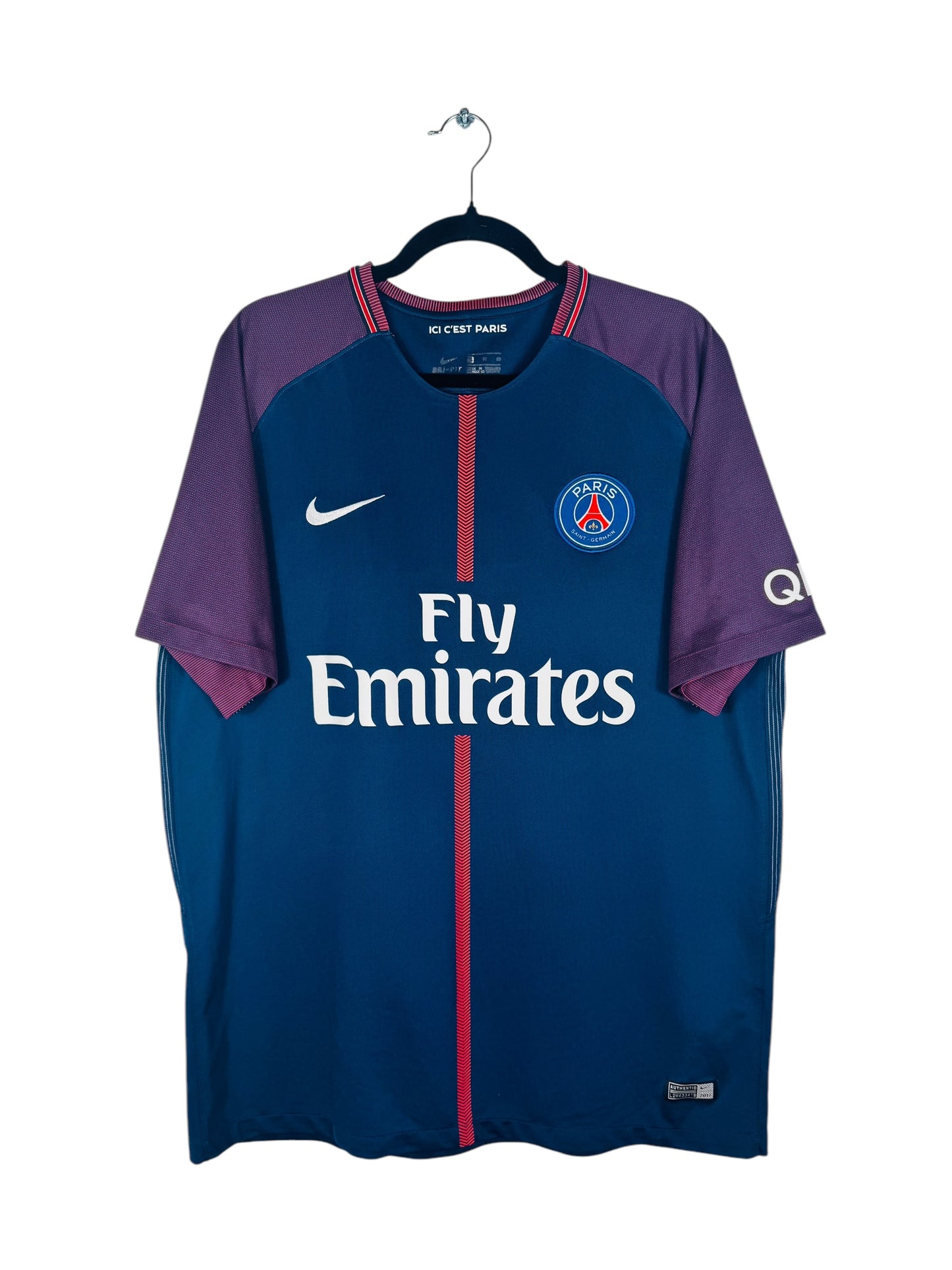 Maillot PSG 2017-2018 Mercurial Mbappé N°29 - Vue avant
