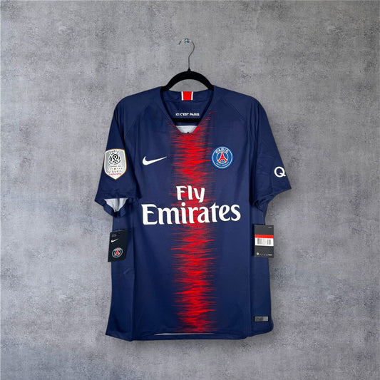 Maillot authentique PSG 2018-2019 Domicile Nike vue de face