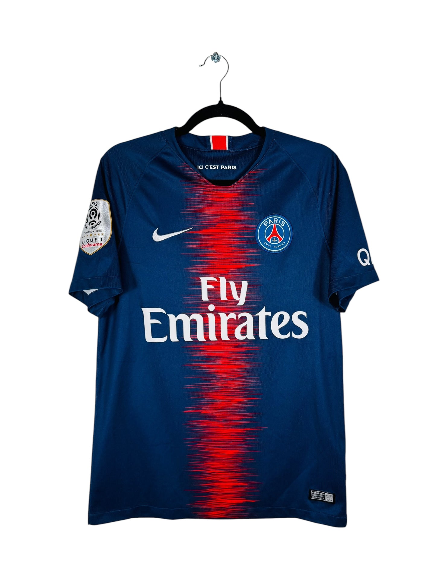 Maillot PSG 2018-2019 Domicile Verratti N°6 - Vue avant