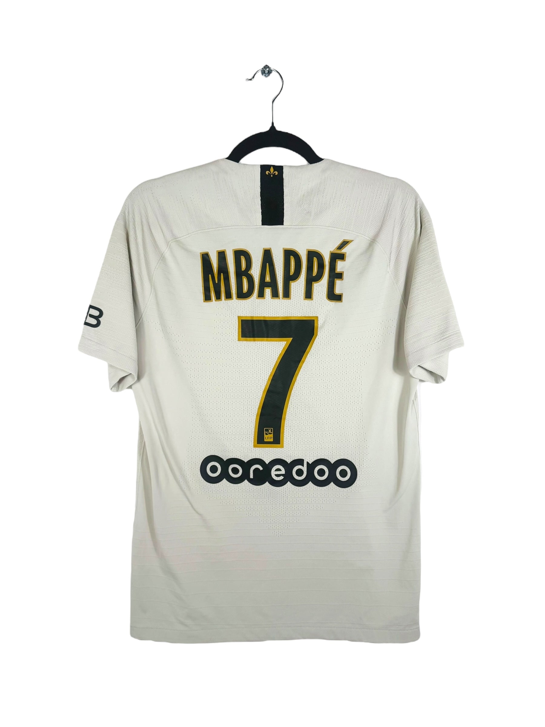 Maillot PSG 2018-2019 Extérieur Pro Mbappé N°7 - Vue arrière