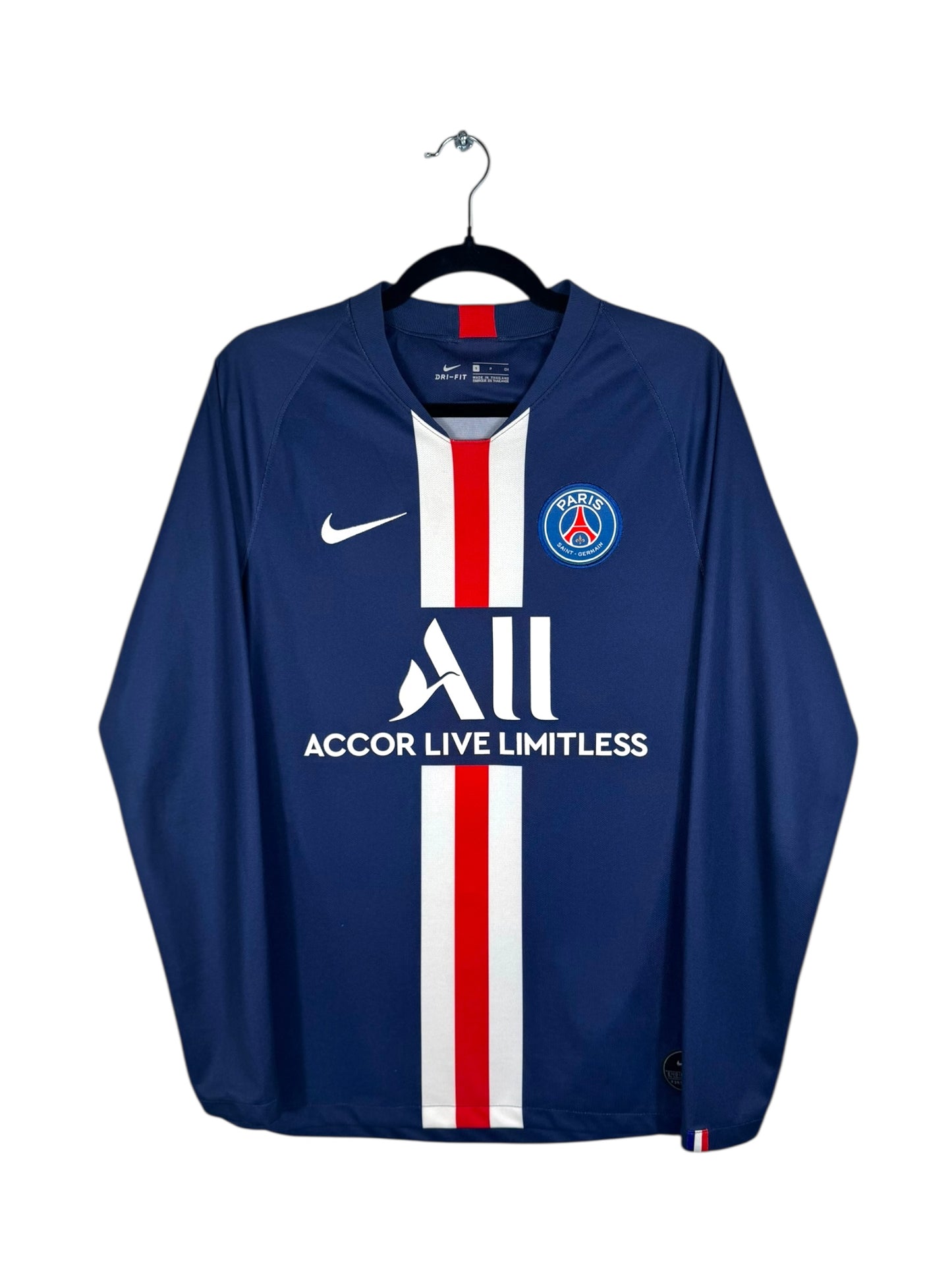 Maillot PSG 2019-2020 Domicile Manches Longues Nike Cavani 9