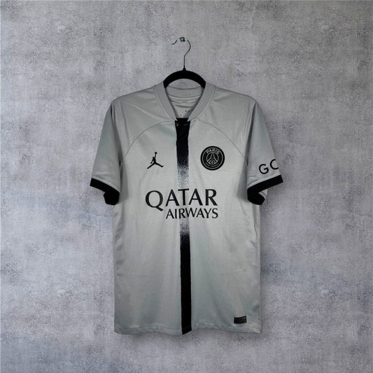 Maillot authentique PSG 2022-2023 Extérieur Verdy Edition Jordan vue de face