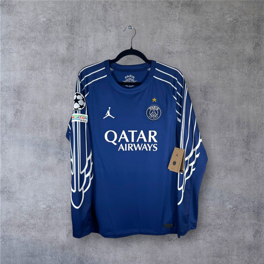 Maillot authentique PSG 2024-2025 Fourth Jordan vue de face