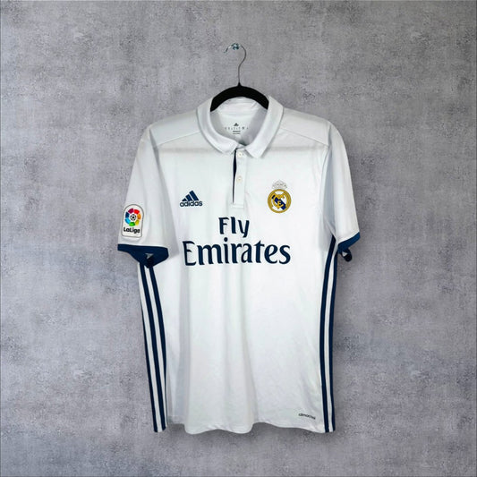 Maillot authentique Real Madrid 2016-2017 Domicile Adidas vue de face