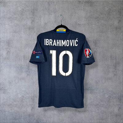 Sweden Away Jersey Euro 2016 - Ibrahimović #10 (S)