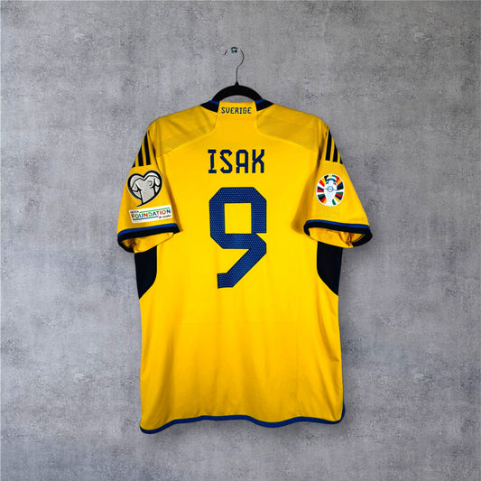 Maillot authentique Suède 2022 Domicile Adidas vue de face