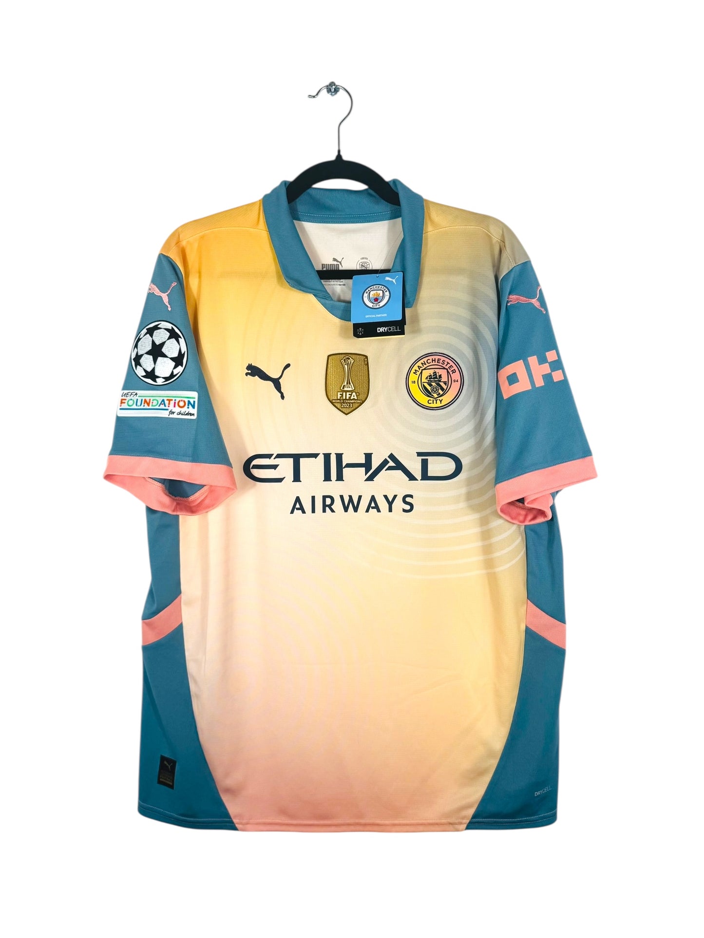 Maillot Manchester City 2024-2025 fourth Definitely City De Bruyne vue avant