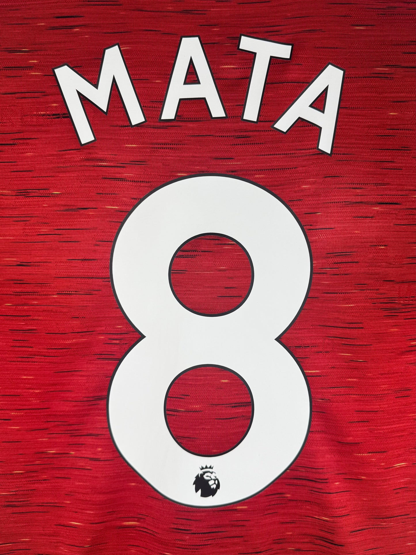 Flocage officiel arrière Mata 8 - Maillot Manchester United 2020-2021 Domicile