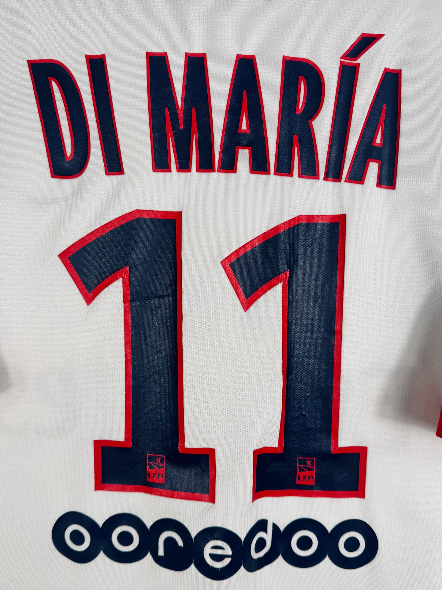 Flocage officiel arrière Di Maria 11 - Maillot PSG 2015-2016 Extérieur
