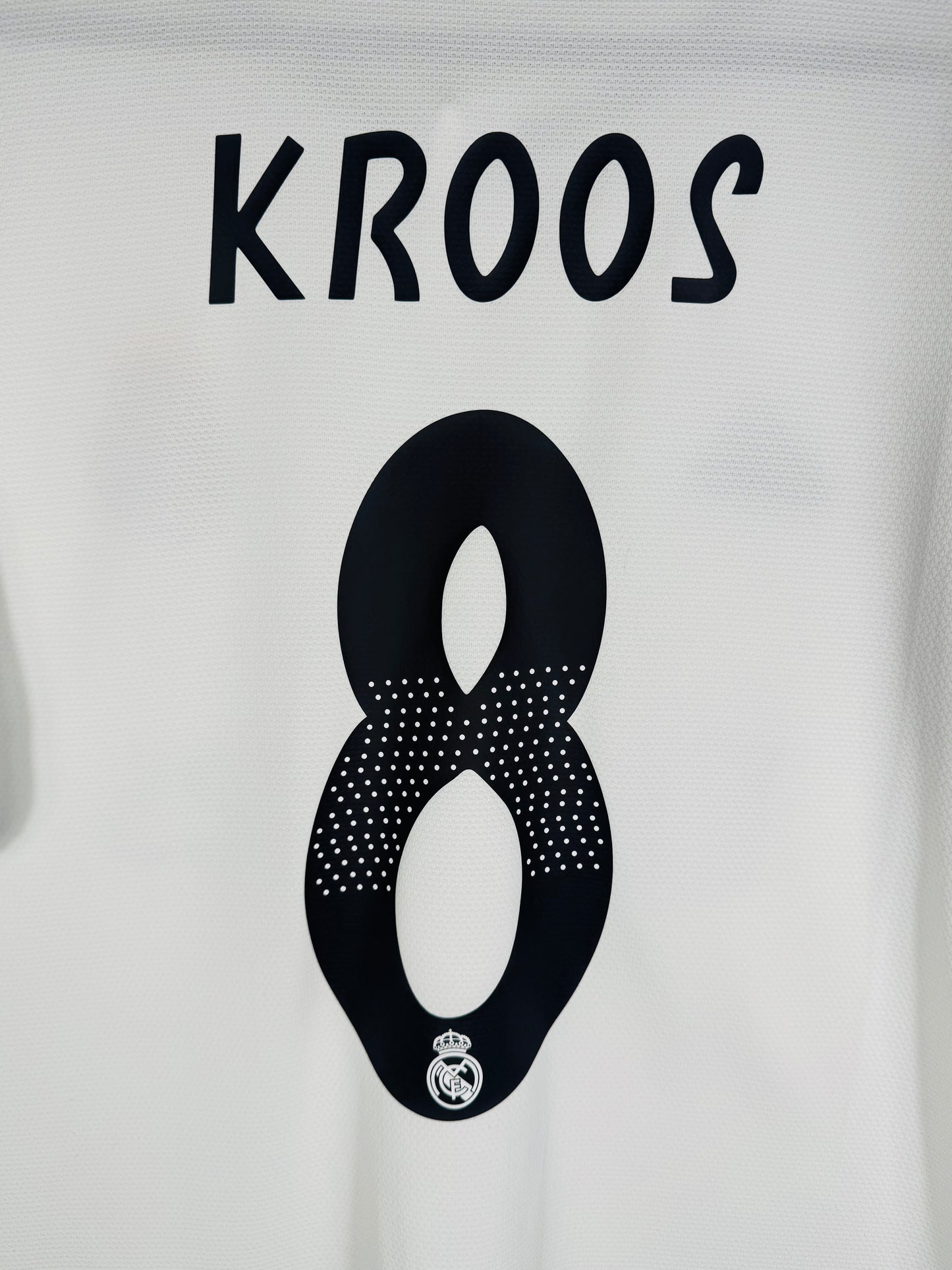 Flocage officiel arrière Kroos 8 - Maillot Real Madrid 2018-2019 Domicile