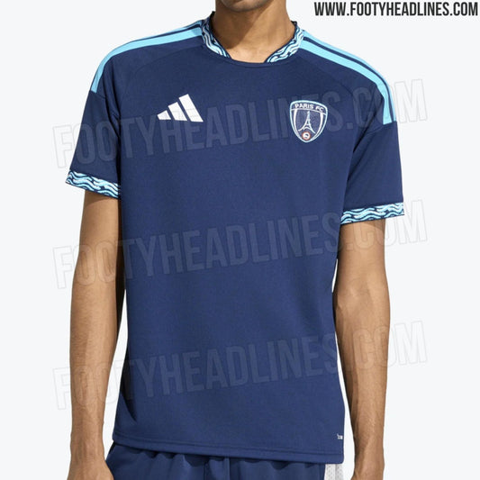 Fuite : le maillot domicile du Paris FC 2026-2027 dévoilé par adidas (photo Footy Headlines)