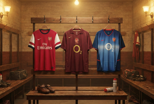 Collection maillots Arsenal vintage Highbury Henry