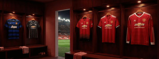 Collection maillots Manchester United Rooney Pogba Zlatan