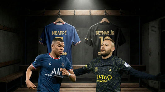 Maillots PSG Neymar et Mbappé investissement et collection